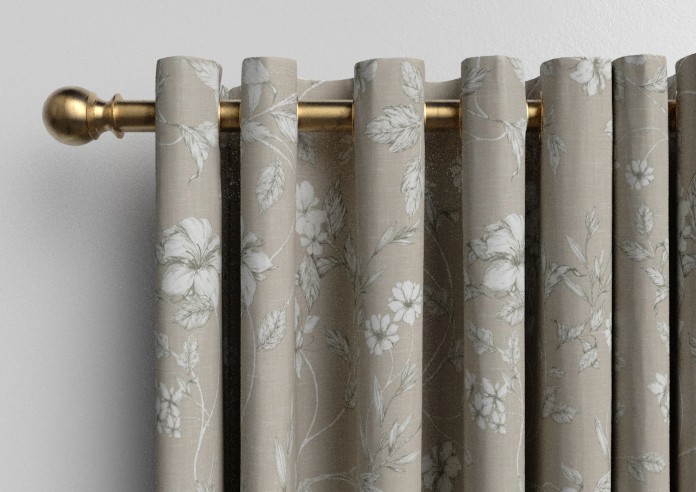 Etched Vine, Sandstone - Made to Measure Curtains - Image 12